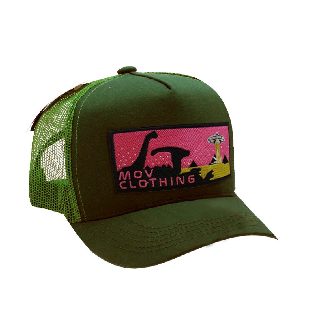 Boné Trucker Verde Abdução
